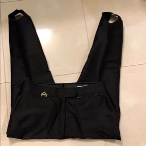 Size 14R black Fera snowboarding pants w/stirrups